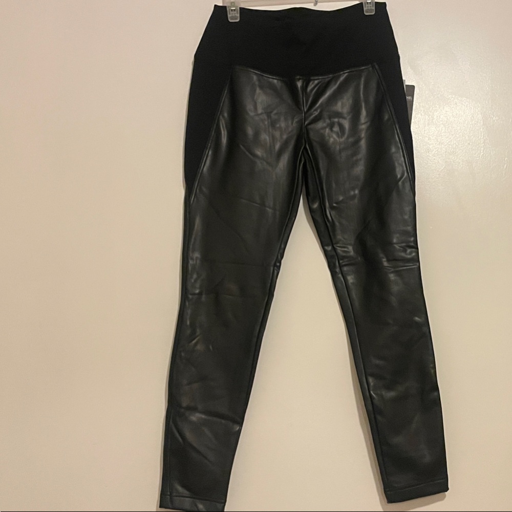 Zac & Rachel Black Faux Leather Pants